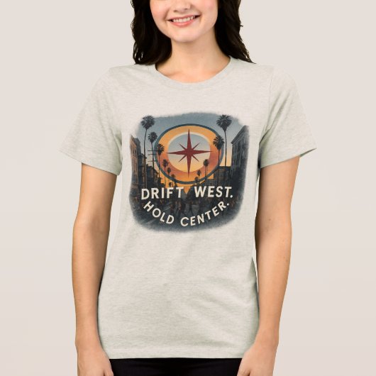 LAトライブレンド女子ティー | フェザーライトシティウェア トライブレンドＴシャツ (正面)