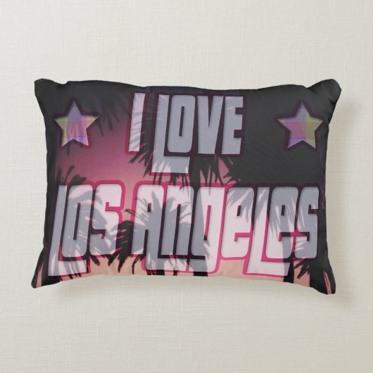 LAビューティフルカッコいいピロー アクセントクッション (裏面)