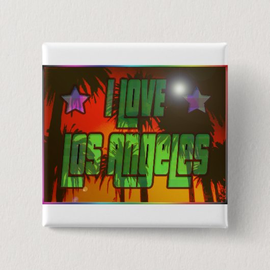 LAビューティフルバーンボタン 缶バッジ (正面)