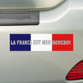 Laフランス バンパーステッカー (車上)
