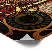 LAプルーム〔占星術の〕十二宮図バイアルフォンスミュシャアールヌーボー ポスター (角)