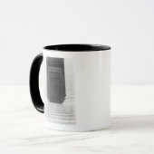 Laマドリンのドアの眺め マグカップ (正面左)