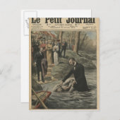 Laマルヌのアドベンチストの洗礼 ポストカード (正面/裏面)