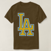 LAライトブルー Tシャツ (デザイン正面)