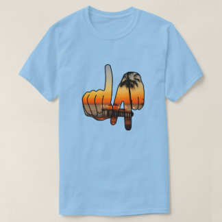 LAロサンゼルスハンドサインTシャツ Tシャツ
