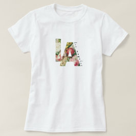 LAロサンゼルスフローラトリブレンドシャツ Tシャツ