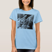 LA指、女の子、ロスアンジェルスのためのla指のTシャツ Tシャツ (正面)