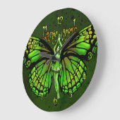 La料金によってVerteはOutspread飛びます ラージ壁時計 (傾斜)