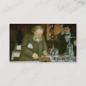 La旅行のd'Argentレストランの場面 名刺 (裏面)