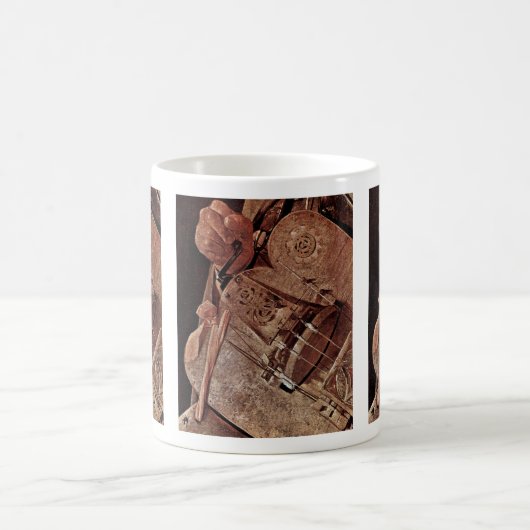 La旅行ゲオルゲスによるGhirondaプレーヤー(ハーディ・ガーディ) コーヒーマグカップ (中央)