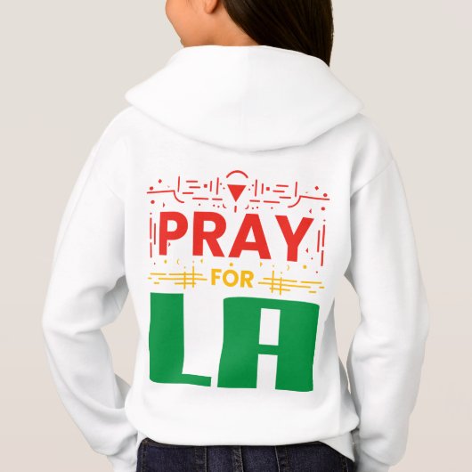 LA用祈・ロサンゼルス装飾用クッション用祈りの言葉 (裏面)