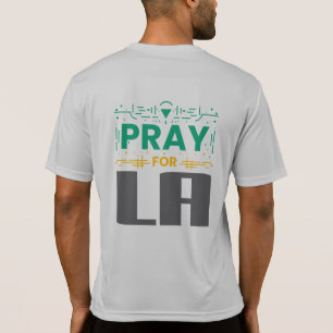 LA用祈・ロサンゼルス装飾用クッション用祈りの言葉 Tシャツ