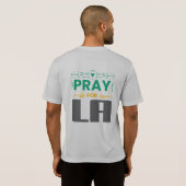 LA用祈・ロサンゼルス装飾用クッション用祈りの言葉 Tシャツ (裏面フル)