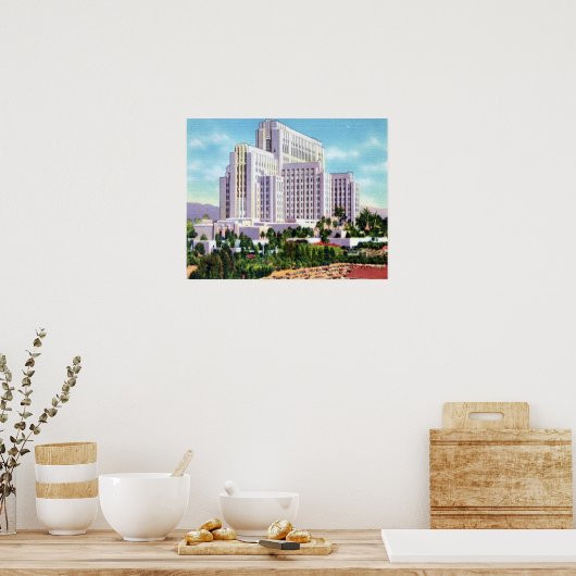 LA郡総合病院 ポスター (キッチン)