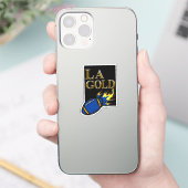 LA金ゴールド シール (スマートフォン)