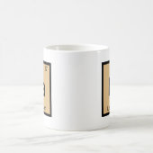 La - ラダーゴート化学元素記号表シンボル コーヒーマグカップ (中央)