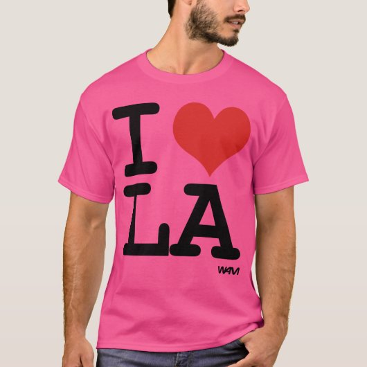 LA ロサンゼルス大好き Tシャツ (正面)