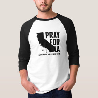 LA 祈 California 2025 wildfire 3/4 sラグラン用 Tシャツ