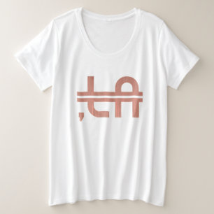 ,LA 6 プラスサイズTシャツ