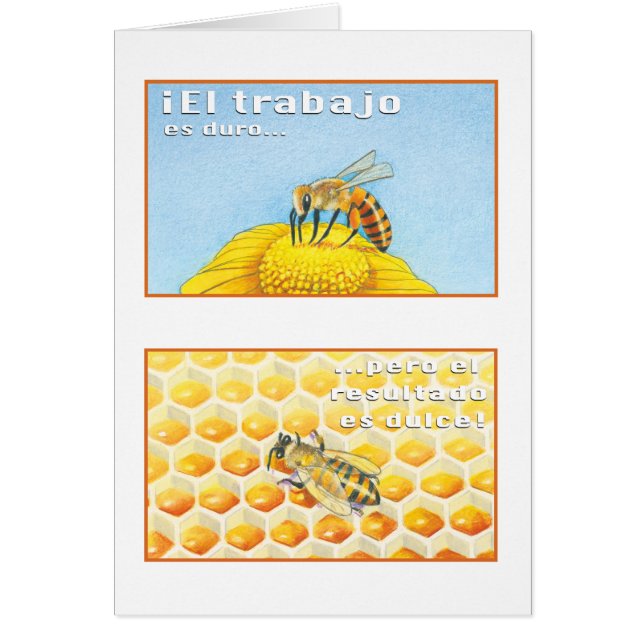 La Abejaのtarjeta (正面)