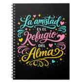 La amistad es el refugio del alma ノートブック (正面)