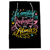 La amistad es el refugio del alma ミディアムペーパーバッグ (正面)