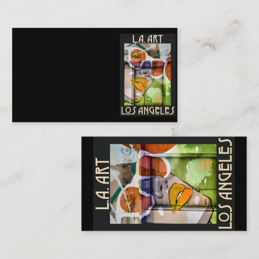 LA Art2名刺 名刺 (正面/裏面)