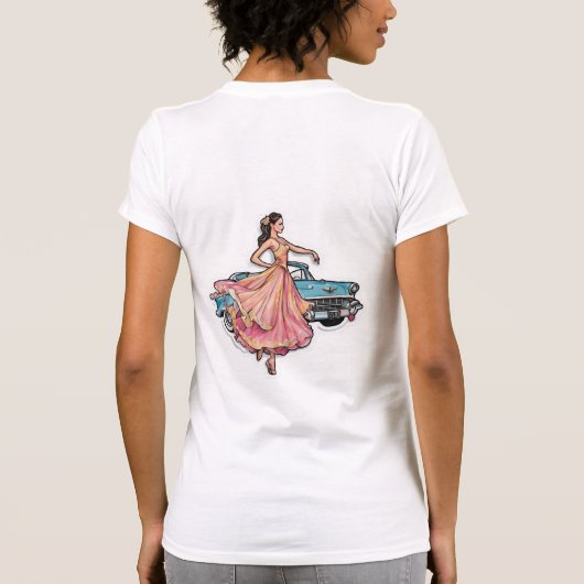 la bailarina y su coche tシャツ (裏面)