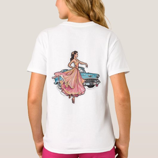 la bailarina y su coche tシャツ (裏面)