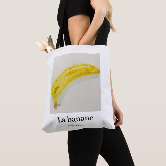 La banane トートバッグ (クローズアップ)