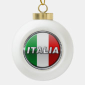 La Bandiera -イタリアンな旗 セラミックボールオーナメント (正面)