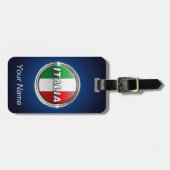 La Bandiera -イタリアンな旗 ラゲッジタグ (正面横)