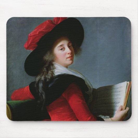 La Baronne de Crussol 1785年 マウスパッド (正面)