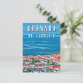 La beauté tropicale de Grenade à Saint George's ポストカード (スタンド正面)