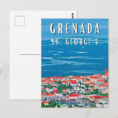 La beauté tropicale de Grenade à Saint George's ポストカード (正面/裏面)