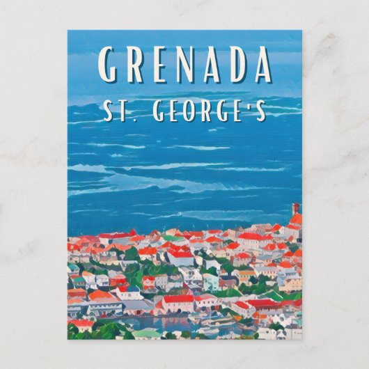 La beauté tropicale de Grenade à Saint George's ポストカード (正面)