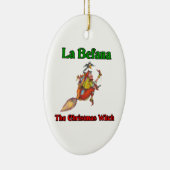 La Befanaクリスマスの魔法使い。 セラミックオーナメント (右)