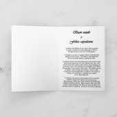 La Befana - Buonのnatale/説明 シーズンカード (内部)