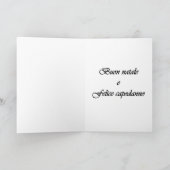 La Befana - Buon Natale シーズンカード (内部)