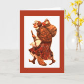 La Befana - Buona Epifania/説明 カード (黄色い花)