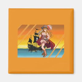 La belle corsaire en couleurs. マグネット