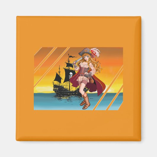 La belle corsaire en couleurs. マグネット (正面)
