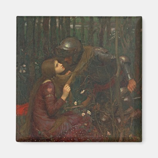 La Belle Dame Sans Merci, 1893 (キャンバス油) マグネット (正面)