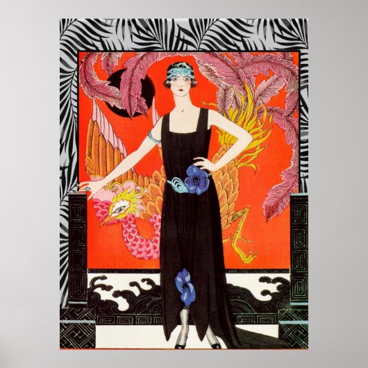 La Belle Dame Sans Merci - G Barbier ポスター (正面)