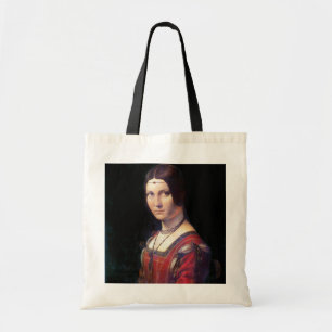 La Belle Ferronniere, Leonardo da Vinci トートバッグ
