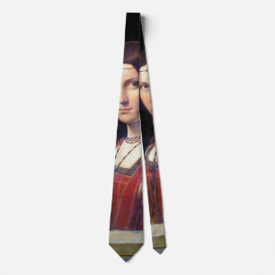 La Belle Ferronniere, Leonardo da Vinci ネクタイ