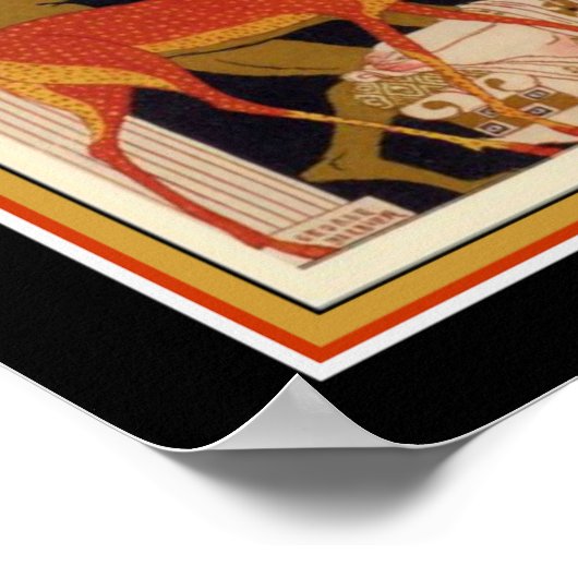 「La Belle Helene」 1922アールデコ16 x 20 ポスター (角)