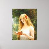  La Belle Liseuse キャンバスプリント (正面)