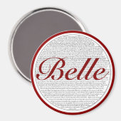 La Belle Magnet マグネット (正面/裏面)