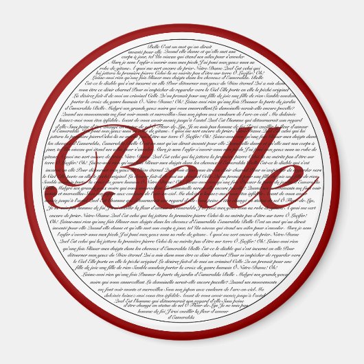 La Belle Magnet マグネット (正面)